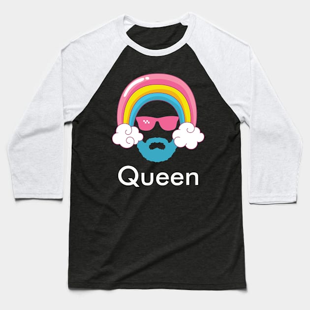 Queen Tshirt Baseball T-Shirt by vestiart